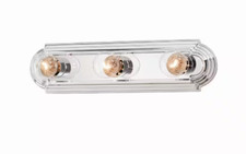 Hampton Bay 18 in. 3-Light Chrome Finish Vanity Light RS220121L3