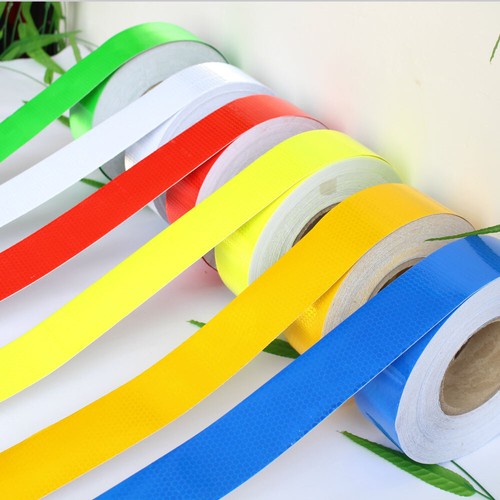 3M 10M 25M 38M Reflective Strip Safety Warning Conspicuity PE Tape Film Sticker - Picture 6 of 17