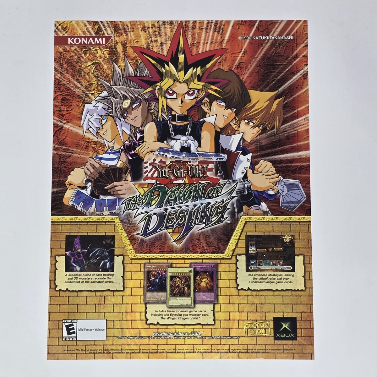 yugioh dawn of destiny promo cards Yu-Gi-Oh! The Xbox Konami Print Ad/Poster Official Art Oh game to reach the X Yu-Gi-Oh! - The Winged Dragon