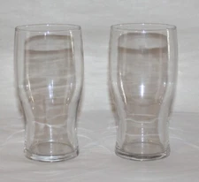 Vintage Beer Tulip Glasses 20 oz Classic Pub Pint All Clear Glass Set Of 2