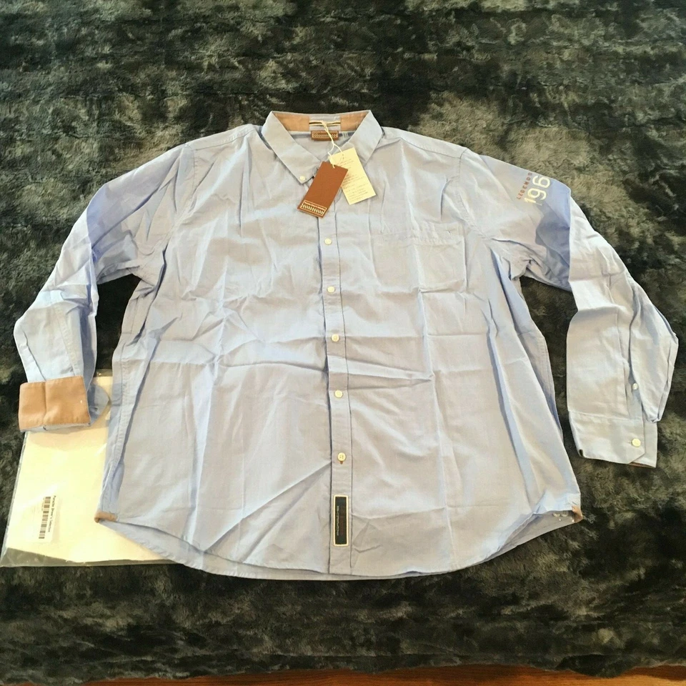 PORSCHE DESIGN MEN'S NEW CLASSIC DRESS SHIRT IN BLUE EURO=M USA=S NIBWT - Image 2 of 4