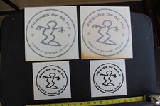 Friends Of Da Hui North Shore Hawaii OG Vintage Surfing STICKER DECAL - Lot of 4