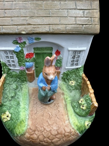 Schmidt Beatrix Potter Hasenhaus Bewässerung Garten Blumen Spielfigur Vintage - Bild 11 von 16