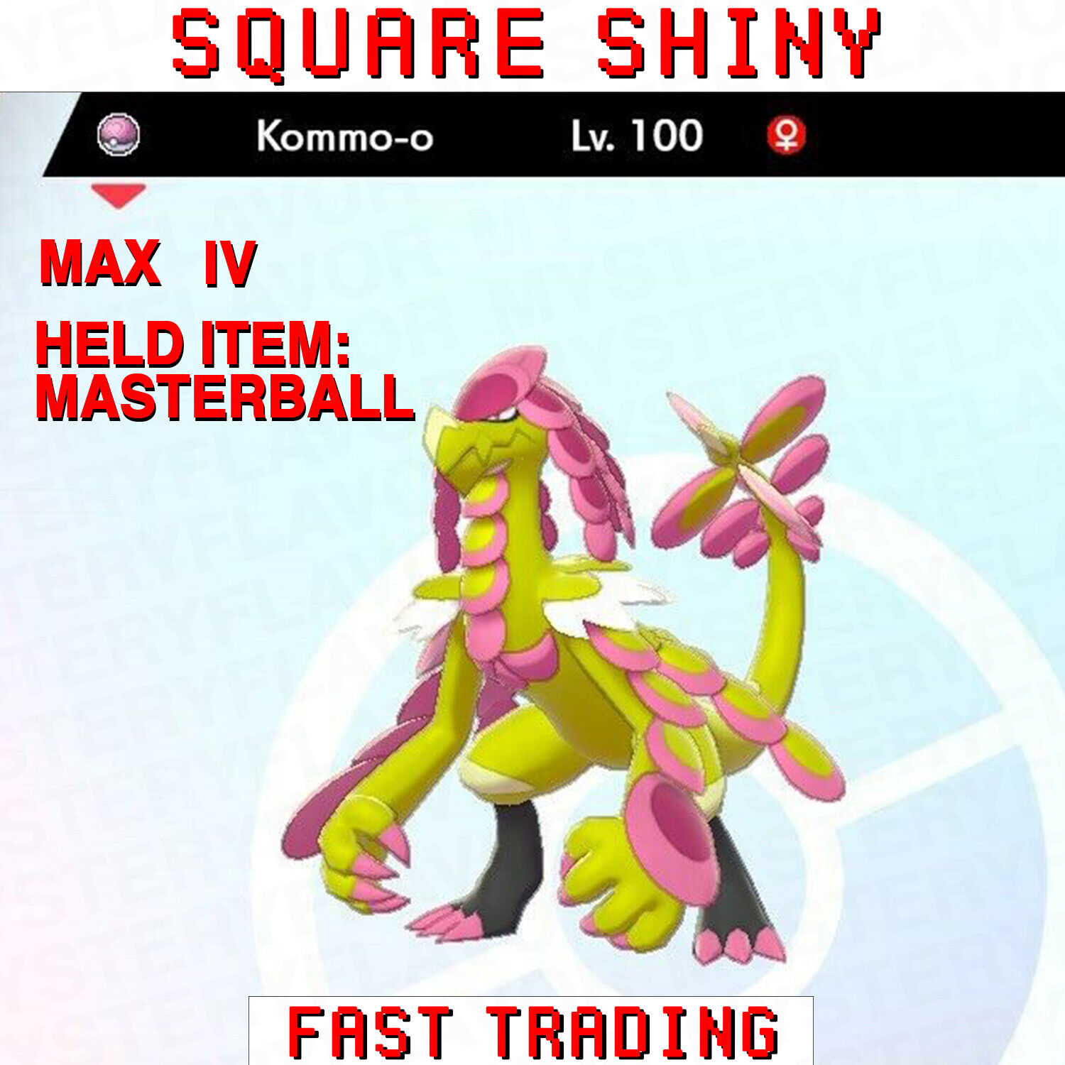 Pokemon Sword And Shield SELECT ALL SHINY LEGENDARY POKEMON 6IV BR Fast  Trading