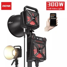 ZHIYUN Molus G300 300W Bi-Color COB LED Light Continuous Lighting APP Control