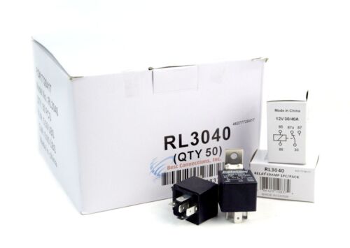 30/40 Amp General Purpose Relay 12 Volt Fog HID Light Installation - 50 Pack - Picture 1 of 3