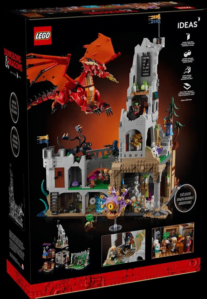 Lego 21348 Dungeons and Dragons - Red Dragons Tail 50th
