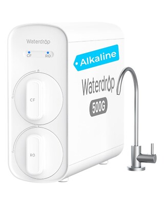#ad Waterdrop G5P500A Alkaline Mineral pH Reverse Osmosis Water Filter Reduces TDS $170.00