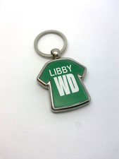 Personalised Netball shirt Keyring - Any Name Position Colour Team Logo - C WA