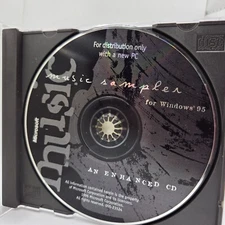 MICROSOFT Music Sampler for WINDOWS 95 - an Enhanced CD