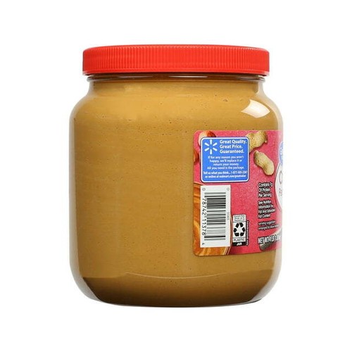 Great Value Creamy Peanut Butter, Spread, 64 oz Free & Fast Shipping - 第 3/4 張圖片