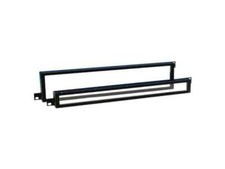 Adam Hall 19" Parts 87441 - 19" Frontabdeckung mit Plexiglaseinsatz 1 HE