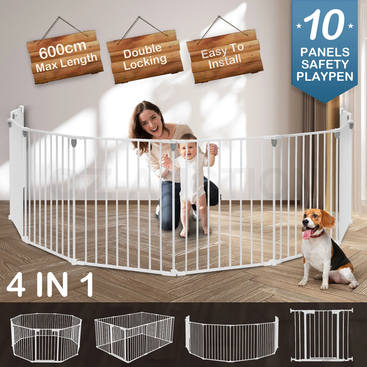 4 in 1 play yard cheap safety gate