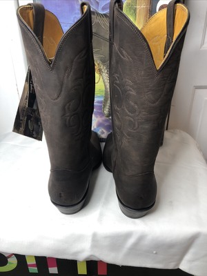 Nocona Boots Leather Size 9 Nubuck Chocolate Nocona Boots Leather Size 9 Nubuck Chocolate | eBay main image 4