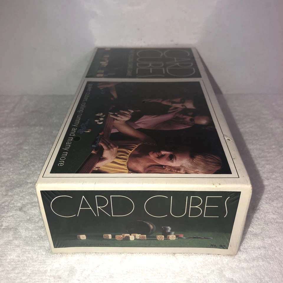 1970 CARD CUBES THE ROLLING CARD GAME VINTAGE DICE  - Image 2 of 4
