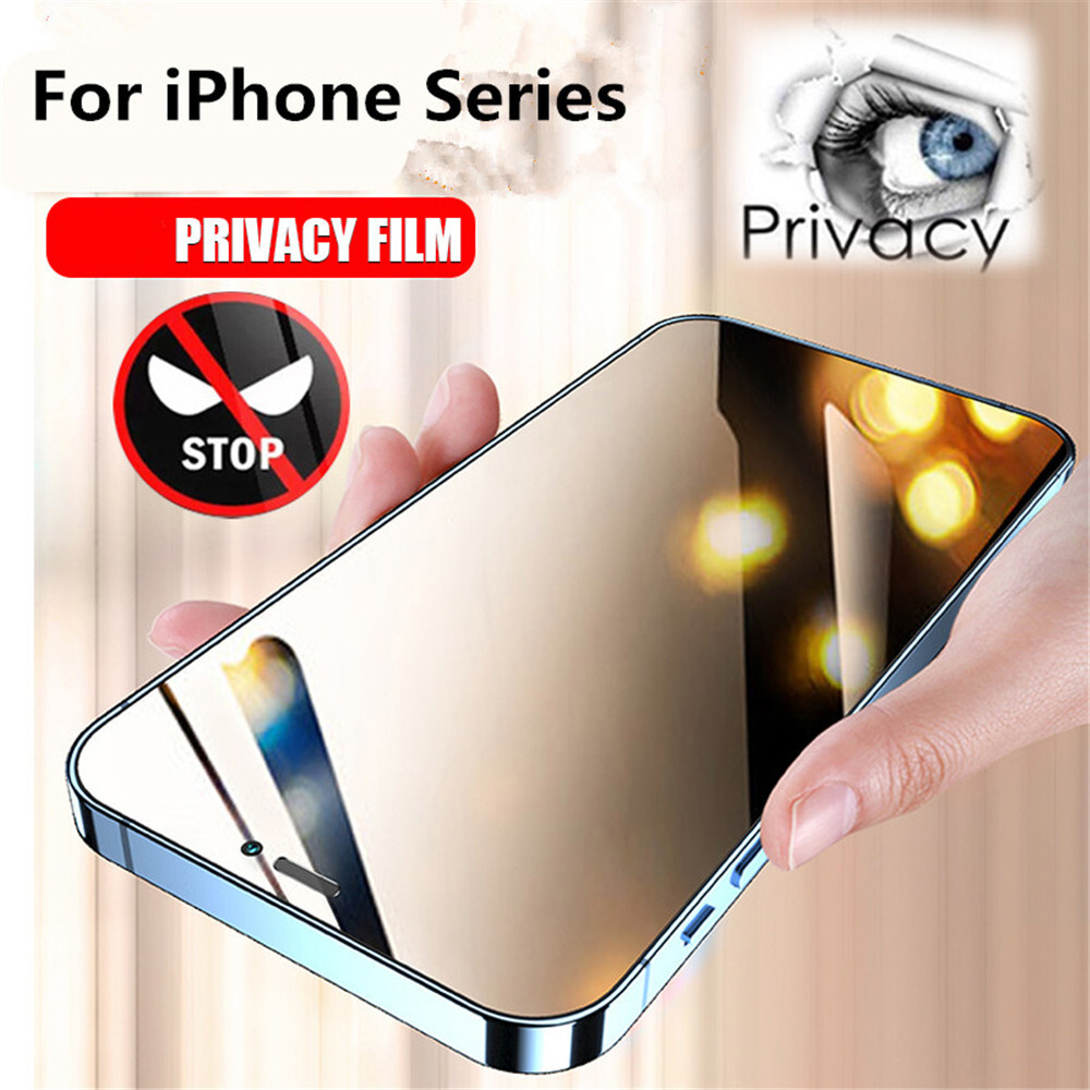 Anti Spy Tempered Glass For iPhone 14 Pro 13 XS Max X XR 7 8 6 SE 12 mini 11 Pro
