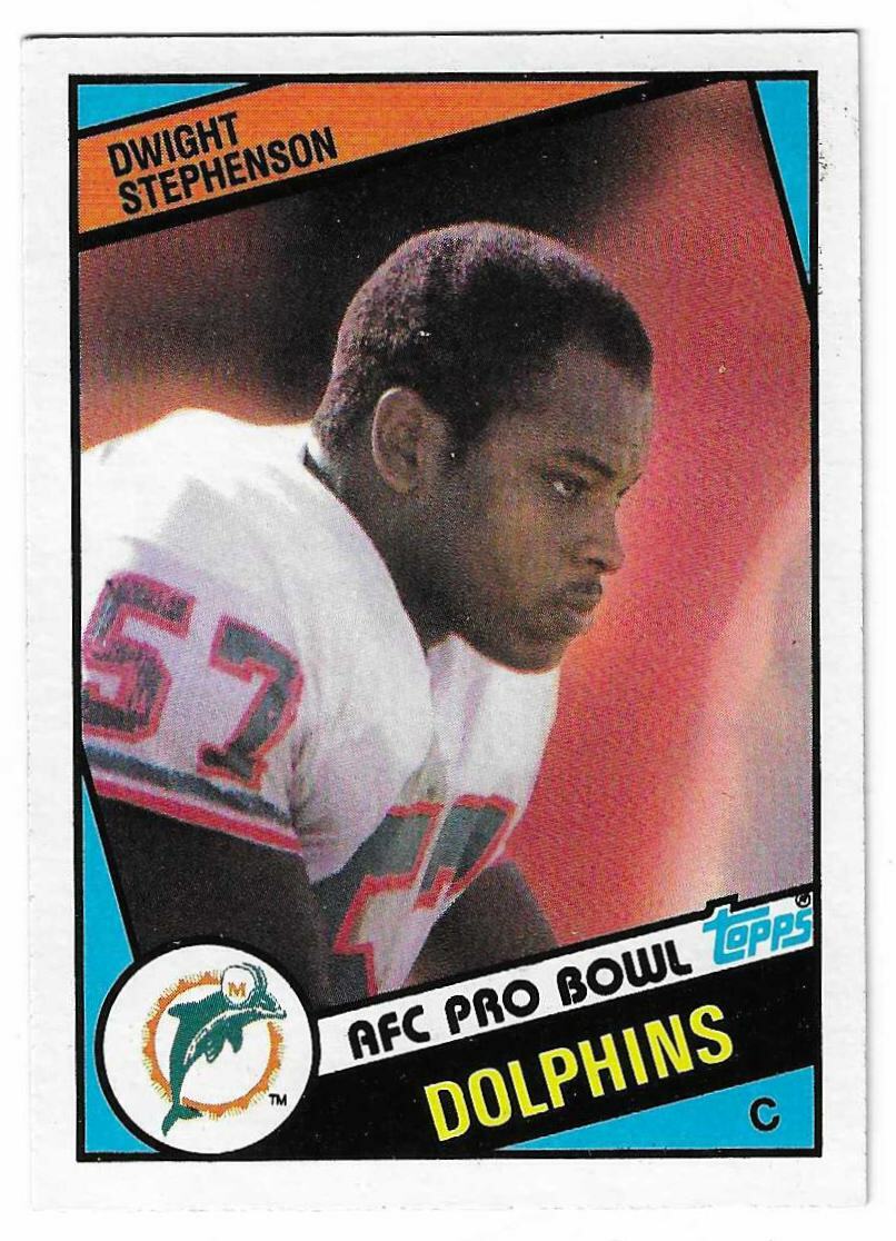 1984 Topps Dwight Stephenson Dolphins HOF Rookie #129 (#2)