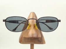 Vintage Brooks Brothers BB151-S 1081/36 Gray Silver Oval Sunglasses FRAMES ONLY