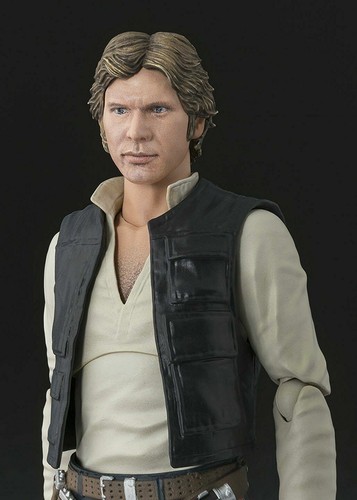 Bandai S.H. Figuarts Star Wars Episodio IV UNA Nueva Esperanza Han Solo de JAPÓN - Imagen 5 de 6
