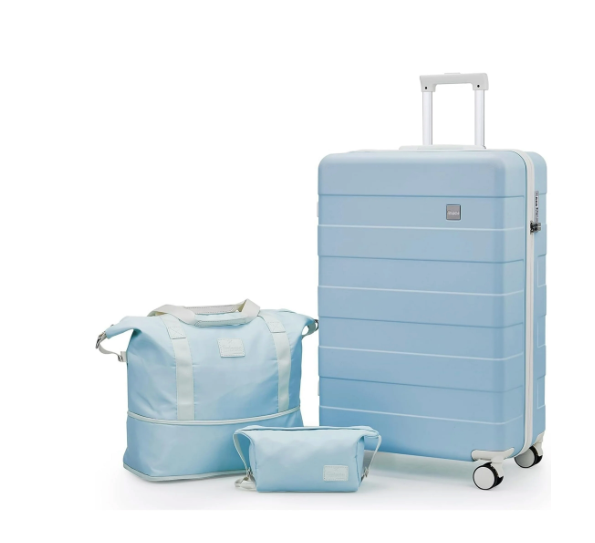 20in Lightweight Spinner Carry-On Luggage with Easy-Glide Wheels-image