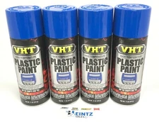 VHT SP822-4 PACK High Temperature GLOSS BLUE Plastic Paint Interior & Exterior