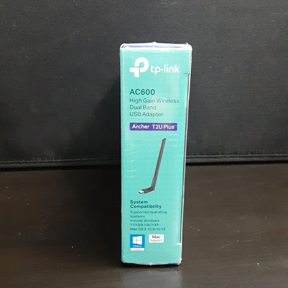 TP-Link Archer T2U Plus High Gain Wireless Dual Band USB Adapter PC and Mac Comp - Image 3 of 4