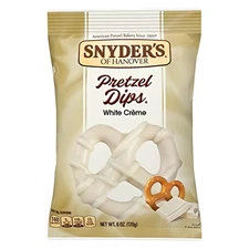 Snyder's of Hanover White Creme Chocolate Pretzel Dips | 4 Bags