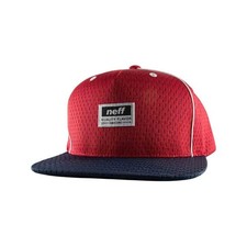 Neff World Champ Mesh Snapback Flat Brim Hat ...