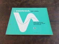 Honda CB1100R CB1100Rb 1980 Parts Catalogue Catalogo Ricambi Catalogo de pezzi