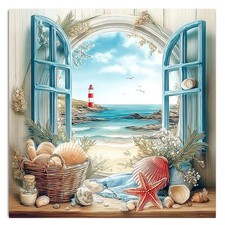 Beach Landscape Diamond Painting Kits for Adults Lighthouse Landscape Diamon...