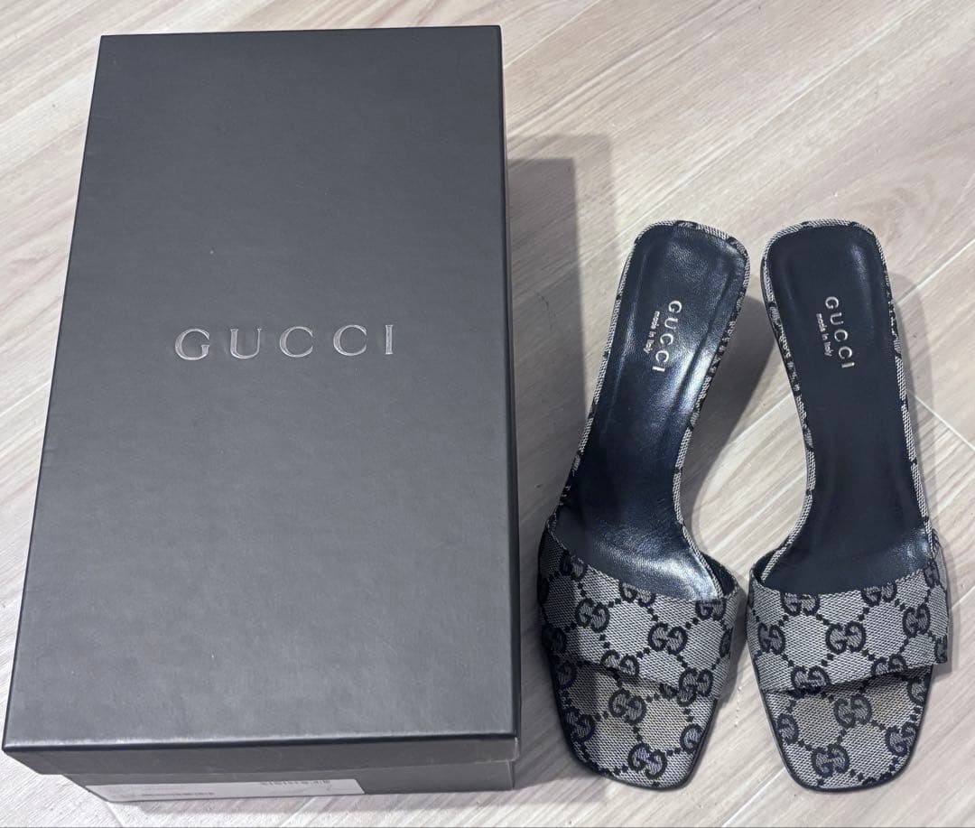 Gucci Monogram GG Sandals Shoes Size 35.5 US About 5.5 For Women thumbnail 10