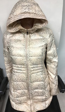 Eliza J Feather Down Coat Leopard Print