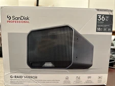 SanDisk Professional G-RAID MIRROR 36TB USB-C External HDD - Space Gray