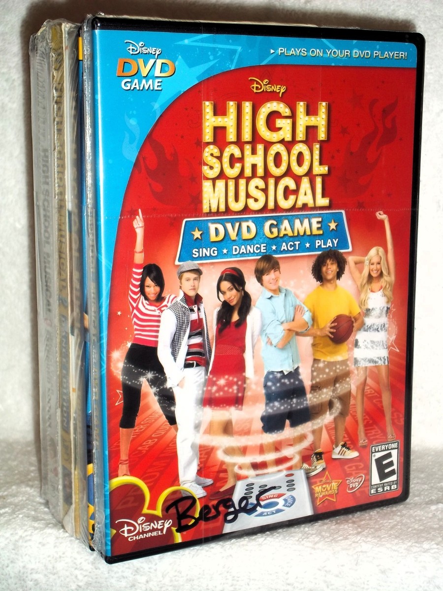 High School Musical 3-Movie Collection+The Concert+Game (DVD 2019