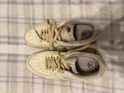 Nike Air Force 1 Beige Low Top Sneakers Athletic Shoes