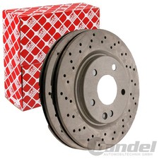 2X FEBI BREMSSCHEIBEN Ø277mm VORNE PASSEND FÜR MERCEDES-BENZ A-KLASSE 2X FEBI BREMSSCHEIBEN Ø277mm VORNE PASSEND FÜR MERCEDES-BENZ A-KLASSE