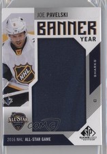 2016-17 SP Game Used Banner Year All-Star Game 2016 Joe Pavelski #BAS-JP 8tn
