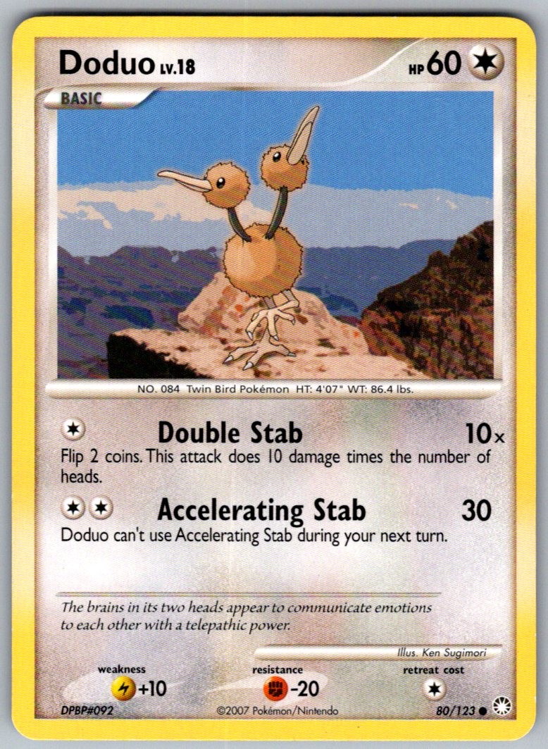 Doduo Common Mysterious Treasures 80/123 LP