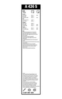 Bosch Scheibenwischer Flachbalkenwischblatt Vorne (3 397 007 426) FüR CitroëN