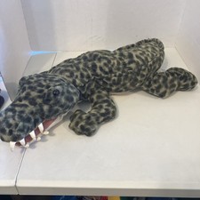 Vtg 2000 Crocodile Toys R Us Animal Alley Stuffed Animal Y2K Plush Alligator