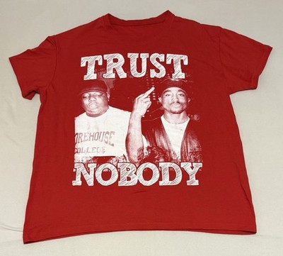T-Shirt Trust Nobody 2Pac BIG Rot Gr. M Neu