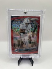 2025 Panini Prizm Choice Devon Achane Red Choice /20 #150 Miami Dolphins