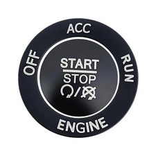 Push Start Stop Button Cover Trim for 2015-2021 Dodge Challenger Dodge Black