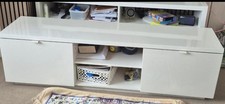 Modern White High Gloss TV Stand Unit Media Cabinet Console Table Storage Boxed