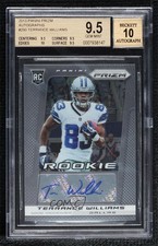 2013 Panini Prizm Auto Terrance Williams #290 BGS 9.5 GEM MINT Auto 0s3
