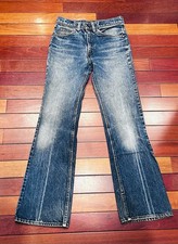 Vintage 70s Levi's 517 Orange Tab Bootcut Flare Jeans Men  s 29x30 actual USA 