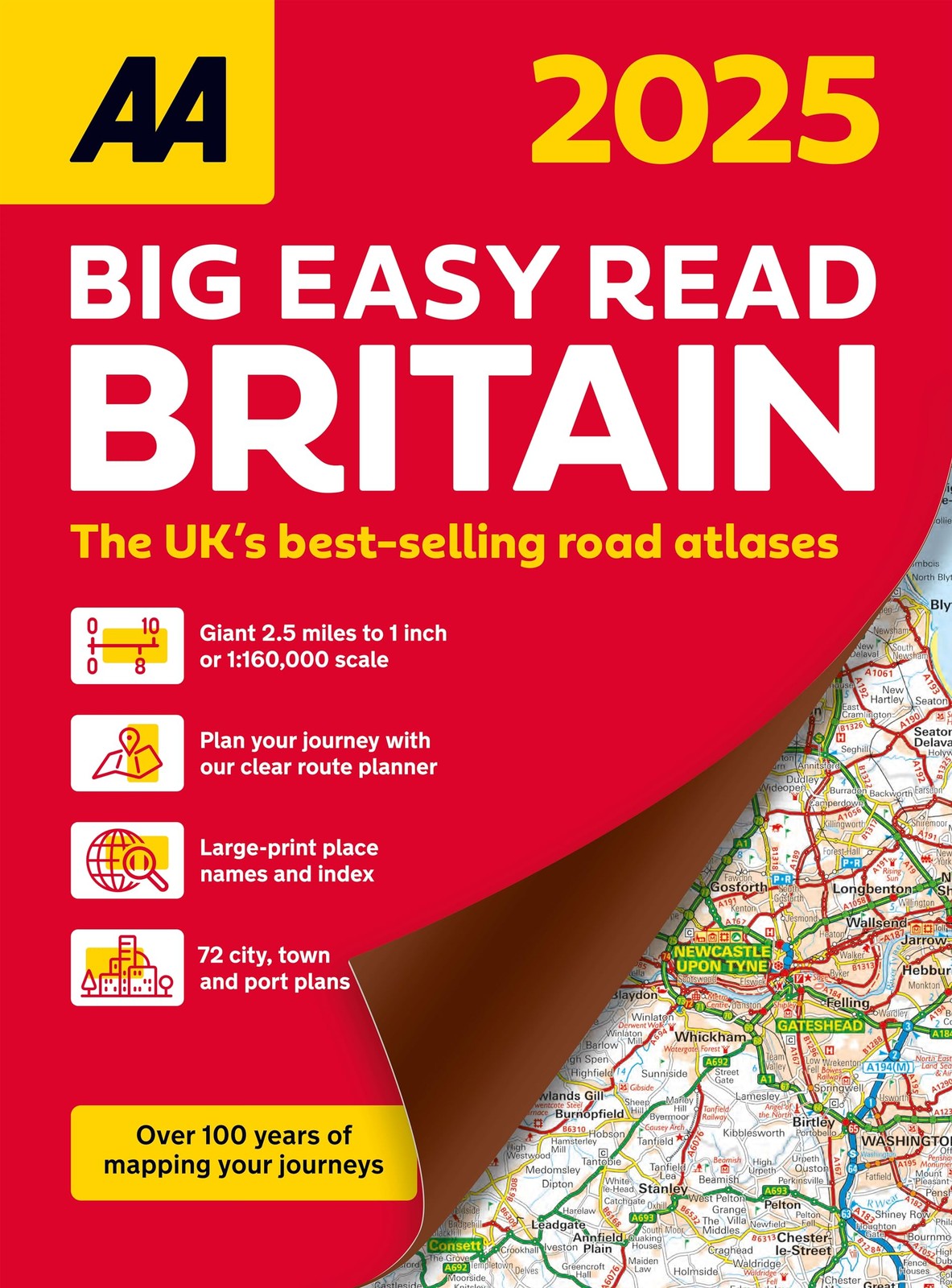 AA Big Easy Read Atlas Britain 2025 - Image 4