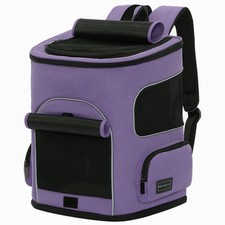 Dog Backpack Carrier with Upgraded Waist Protection, Pet Carrier Backpack Des...