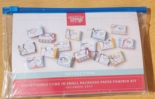 Stampin Up Paper Pumpkin Good Things Come in Small Packages Full Kit