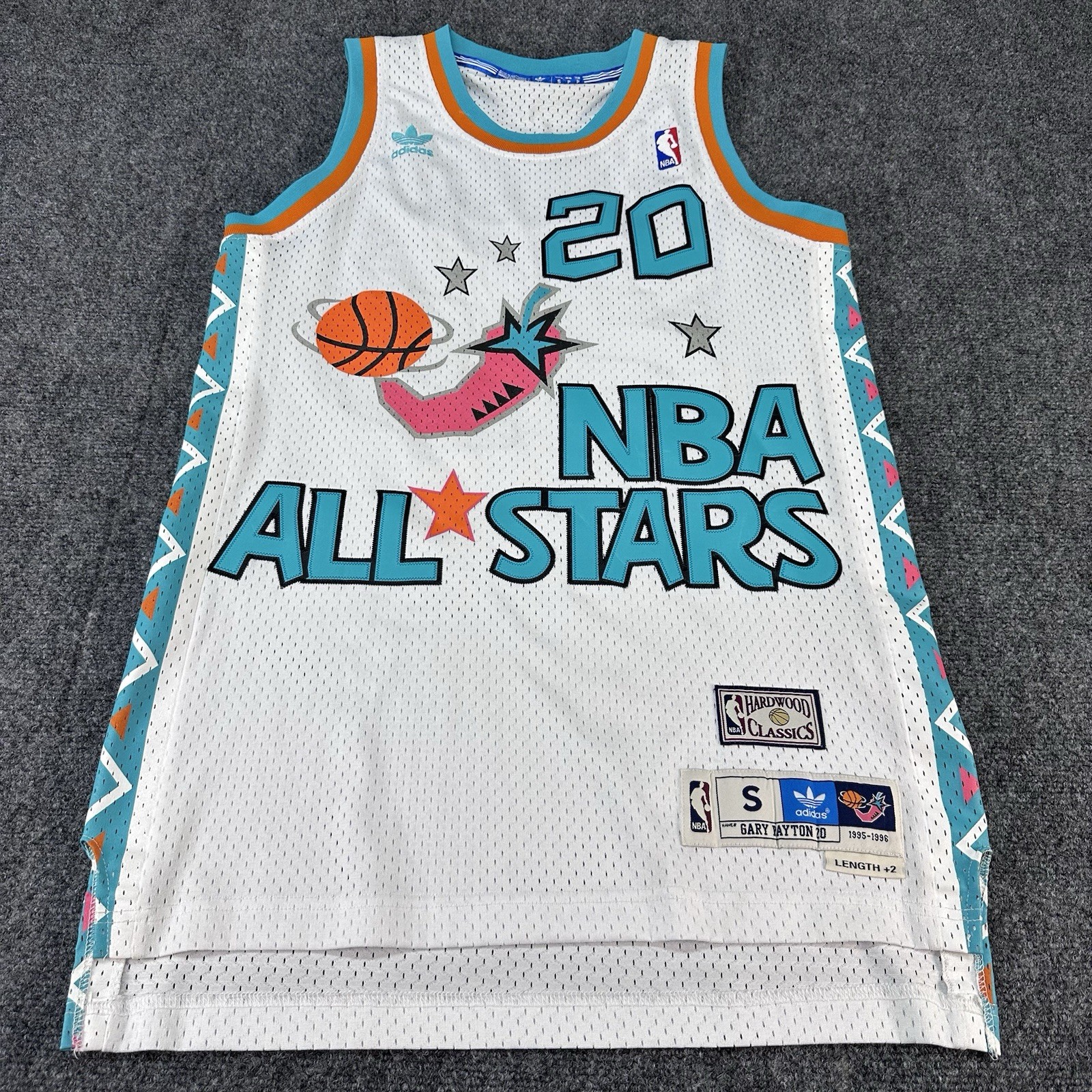 Gary Payton Adidas Hardwood Classics 1996 NBA All Star Jersey Mens Small